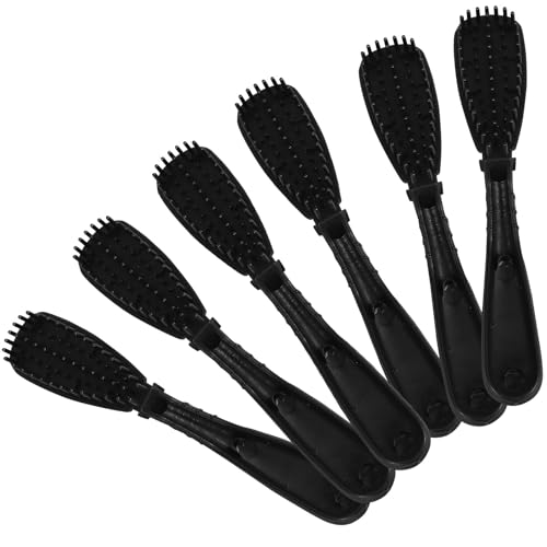 Healifty Juego de 6 Brochas para Tinte de Cabello Peine Aplicador Mango Antideslizante Material PP Resistente Apto para Uso Profesional Salón y Teñido Casa Herramientas Versátiles para