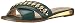 Nine West Women's Xray Leather Dress Slide Sandal