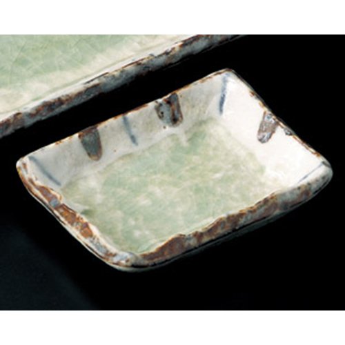 Platos rectangular de porcelana 10 x 7.7 x 2 cm miniatura 1