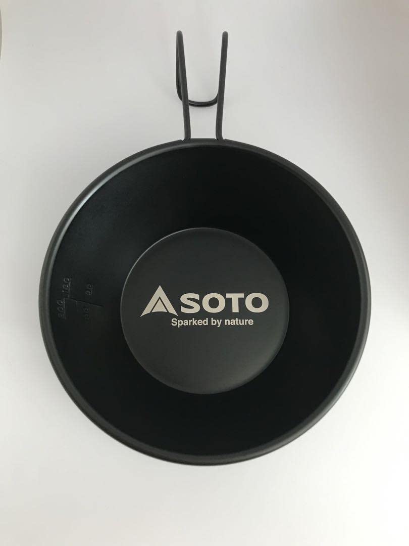 Amazon.co.jp: ソトSOTO シェラカップ ブラック ステンレス