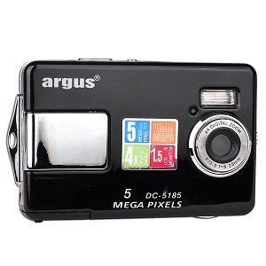 5185 Black 1.5IN Ltps LCD 5MP 4XDIG Sd 16MB Flash Memory Card