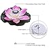Lixada 0.1W Solar Powered Multi-Colored LED Lotus Flower Lamp RGB Water Resistant Outdoor Floating Pond Night Light Auto On/Off for Garden Pool Party Ideal Gift (Pink)