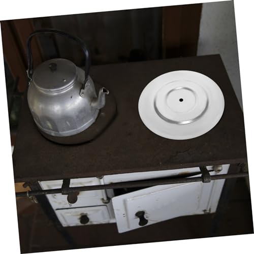 Ciieeo Zubehör für Holzöfen kaminofen zubehör kaminzubehör Feuerstellen mit rundem Deckel Multifunktions-Herddeckel Unterlegscheiben Universaldeckel aus Eisen Universaldeckel für Herd 26c – Bild 10