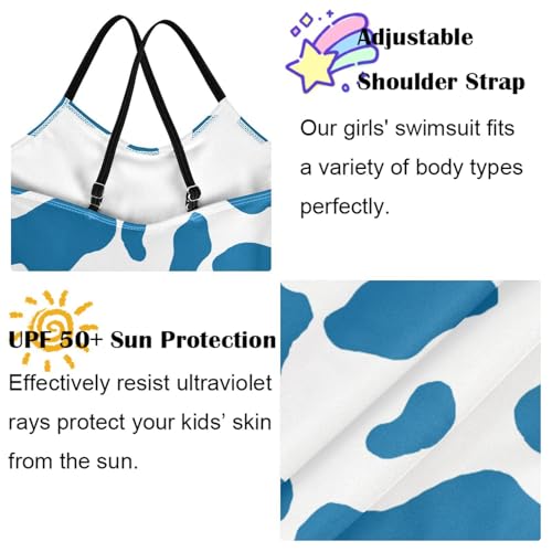 Girls One-Piece Swimwear Seamless Pattern Beach Sport Summer Hawaiian Swimsuit for 3-10 Years4