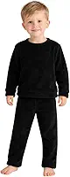 Pijama Infantil Microfibra Fleece, Conjunto Manga Longa para Meninos e Meninas, Inverno, 100% Poliéster