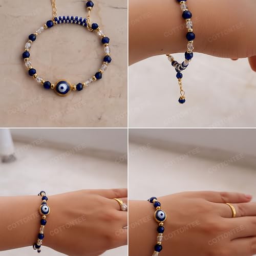 Image of King Kalai Rakhi for Brother with Coaster, Kumkum & Chawal | Traditional Beaded Thread Rakhi with Royal Kalai Thread | Raksha Bandhan Gift Hamper