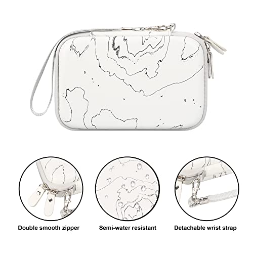 Canboc Hard Case For Hp Sprocket Select Portable 2.3X3.4 Instant Photo Printer (Eclipse), Mesh Bag Fit Zink Photo Paper, White #TOP3