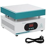 DewinLVD Lötstation Heizplatte, 600W 20x20cm Heizstation Temperaturregelungsbereich von Raumtemperatur bis 350 °C für die Entfernung von Handybildschirmen SMD-Reparaturen PCB-Entfernung und Löten