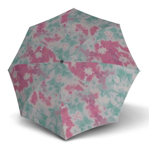 Knirps Regenschirm T.200 Medium Duomatic Newbatik Mint mehrfarbig