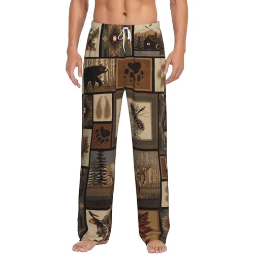 Pantalon de pyjama homme flanelle chaude contre le froid hivernal