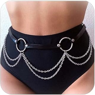 Waist Chains for Women Layered Belly Body Chain Punk Gothic Waist Belt Chain Summer Beach Body Jewelry Chains for Girls