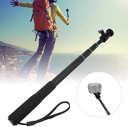 Miniatura 4 de 4 secciones portátil selfie stick telescópico y trípode soporte para selfie, bolígrafo selfie stick trípode para teléfono vlog grabación de video en