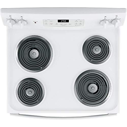 GE 30 in. 4 Burner Element Free-Standing Electric Range in White - Thumbnail 4