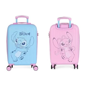 Mala de Bordo Stitch e Angel Dupla Face MF10482SC0200 Luxcel