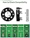 5x4.5 to 5x5.5 Wheel Adapters Change Bolt Pattern, 1.5 Inch Conversion 5x114.3 to 5x139.7 Wheel Adapters Spacers 73mm hub core with 1/2 Studs for Wrangler Cherokee Libetry Explorer Ranger Edge