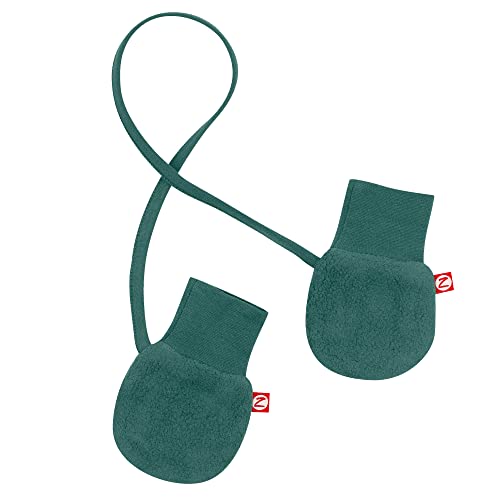 Image of Zutano Fleece Mittens for Babies, Infants, and Newborns, Thumbless Outdoor Winter Baby Gloves