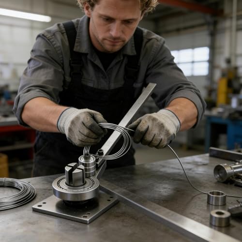 Doblador de tubos manual para evitar deformaciones en mangueras 6