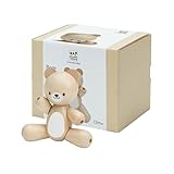 Matériau : bois PlanToys Ours en Bois - Greifling Bébé - Jouet en Bois pour Développer la Motricité Fine et la Communication - Cadeau Bébé
