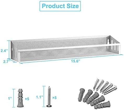 Spice Rack Wall Mounted 4 PCS Spice Racks Organiser, Metal Spice Shelves Storage, Spice Racks For Inside Cupboard