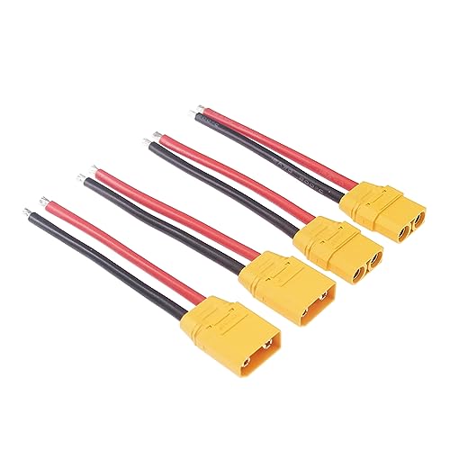 Connecteur Amass XT90 câble mâle femelle silicone 12 AWG 10 cm pour batterie LiPo