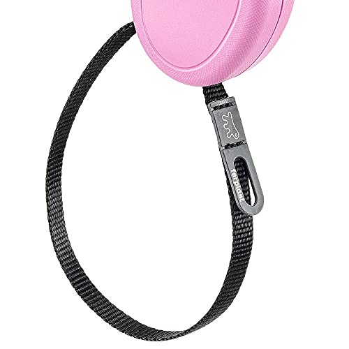 Ferplast Guia ​​retrátil FLIPPY ONE CORD MINI para cães pequenos, cordão retrátil de 3 m, máx. 8 kg,