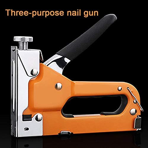 3 in 1 Door/t/u Type Heavy Manual Nail Stapler Wood Hand Door Framing Finish Furniture Stapler Степлер Строительный - (Color: Nail Stapler)