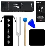 432 Hz Tuning Fork with Blue Silicone Hammer, for DNA Healing, Relaxing, Strengthen Chakra, Reliever