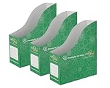 3A File Holder 3 Pieces Carton Size 25X10X30 CM - Green