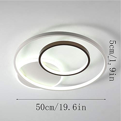 Lustre LED plafonnier intérieur 45W blanc lampe de plafond