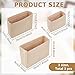 PLIGREAT 3 Different Sizes Handbag Organiser Set, Felt Organizer Insert Base Shaper Dividers for Women Purse Tote Bag Handbag Interiors