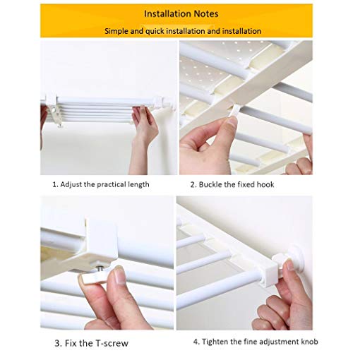 Porte d'escalier de sécurité pour bébé et animaux sans perçage