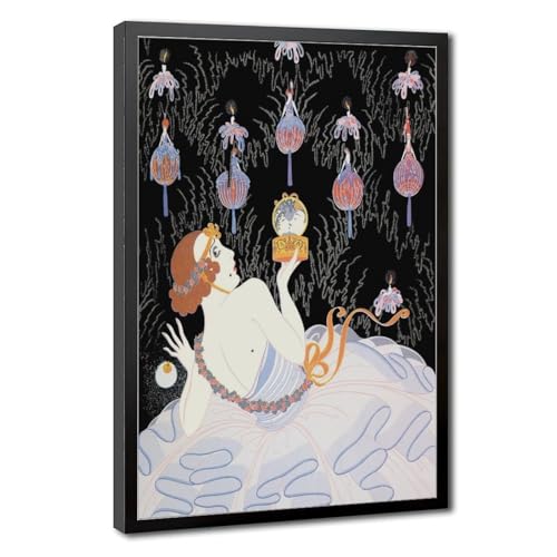 Toile Erte Stolen Kisses pour grand salon et bureau chic