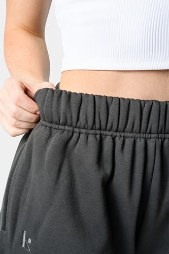 Image of Kamo Fitness CozyTec Sweat Shorts Women High Waisted Lounge Comfy Casual Cotton Shorts with Pockets