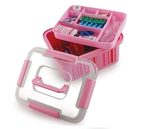 Image of aaKaR Sonal - Medical First Aid Box - Medical Box, Multi Purpose Storage Box (Medium)