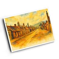 Single sided print A6 size (148mm x 105mm) Artwork size: 142mm x 99mm Border: 3mm white margin (ideal for framing) Printed on high quality 310gsm white satin paper