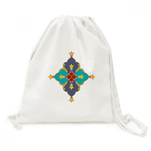 Sac shopping voyage sous forme de toile drawstring backpack baroque