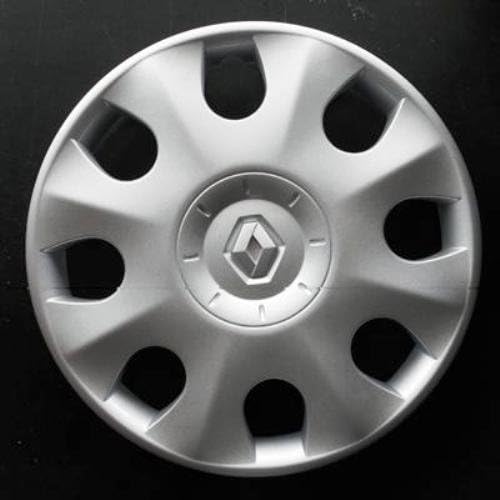 Set of 4 new wheel trims for Renault Clio 3 / Scenic 2 / Megane 2 / Megane 3 / Modus/Laguna 2 / Laguna 3 / Espace 4 / Vel Satis/Twingo 2 / Kangoo 2 with original rims in 15 inches