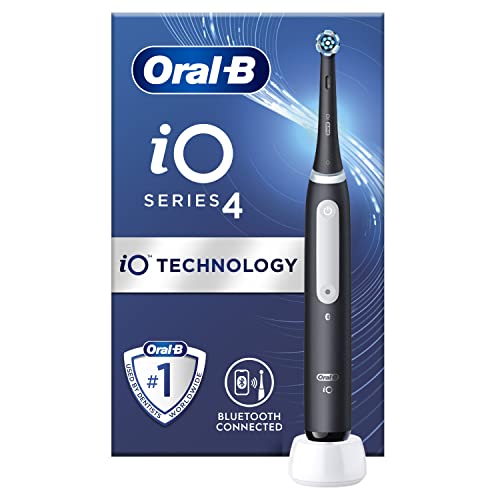 Oral-B iO4 Electric Toothbrush for Adults, 1 Toothbrush Head, 4 Modes with Teeth Whitening, UK 2 Pin...