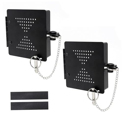 Tapa de alcantarillado para RV resistente, cubiertas ventiladas de parachoques negro