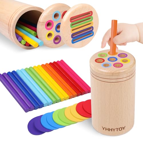YHHYTOY Montessori Toys for 3 Year Old, Dual Play...