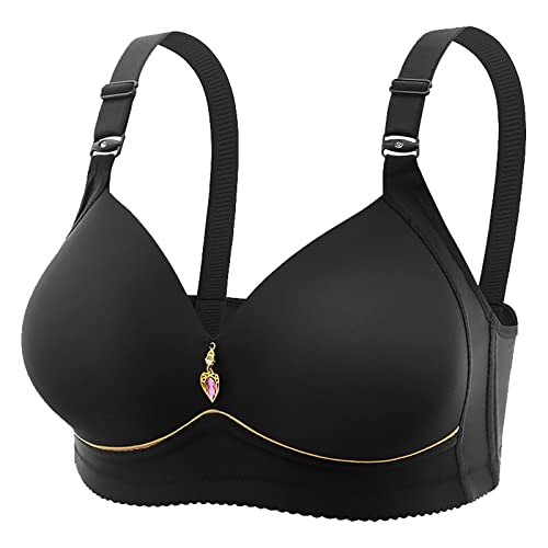 Soutien-gorge pour femme sans anneau en acier vin rouge bonnet C D doux