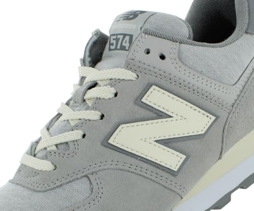 New Balance 574 Unisex Shoes Size 9, Color: Grey/Beige-Grey/Ash Grey2