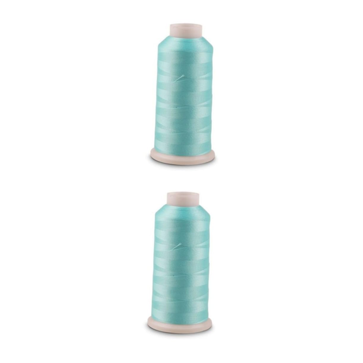 SHINEOFI 2piezas Hilo De Coser Luminiscente De Yards Color Azul Hilo De Bordar Que Brilla La Oscuridad Para Costura Acolchado y Manualidades