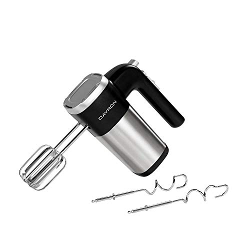 Batidora De Mano Retro 500W Negro/Plata Dayron En Oferta Batidora De Mano Retro 500W Negro/Plata Dayron