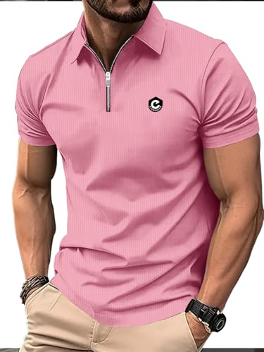 Image of Noble Monk Men's Regular Fit Polo T Shirt |Half Sleeves |Collar Tshirts | Casual T-Shirt