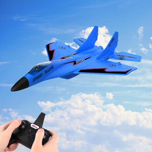 Dynwave Avião rc eva avião de controle remoto 2ch brinquedos voadores ao ar livre anti colisão drone