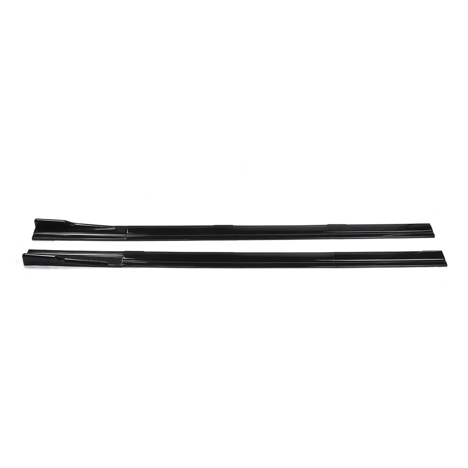 Minigonne Laterali Auto Per Ford Per Mondeo Per Focus Per Fiesta Per ST Per RS ​​Aletta Di Estensione Per Minigonne Laterali Auto Universali Da 2,2 M Minigonne Laterali(Glossy Black)