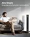 Imagen de CoolHome Ventilador torre CF2205 con control remoto y función ionizador pantalla LED regulable 96 CM