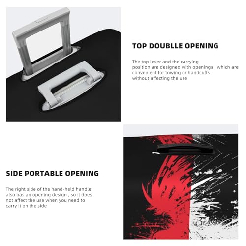 Travel Luggage Cover Singapore Singaporean Flag Fashion Washable Baggage Suitcase Protector Fit For Luggage Medium4