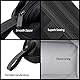 GENCAM Tragetasche für Shark FlexStyle/Dyson Airwrap - Reisetasche für HD430 Haartrockner, Tragbare Aufbewahrungstasche, Kompatibel Mit Dyson Airwrap, Hellgrau